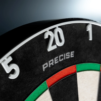 Dartboard Endorphine Classic White eingelegt