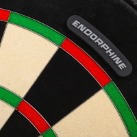 Dartboard Endorphine Classic White eingelegt