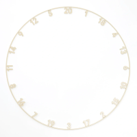 Zahlenring OnePiece Ivory Sisal